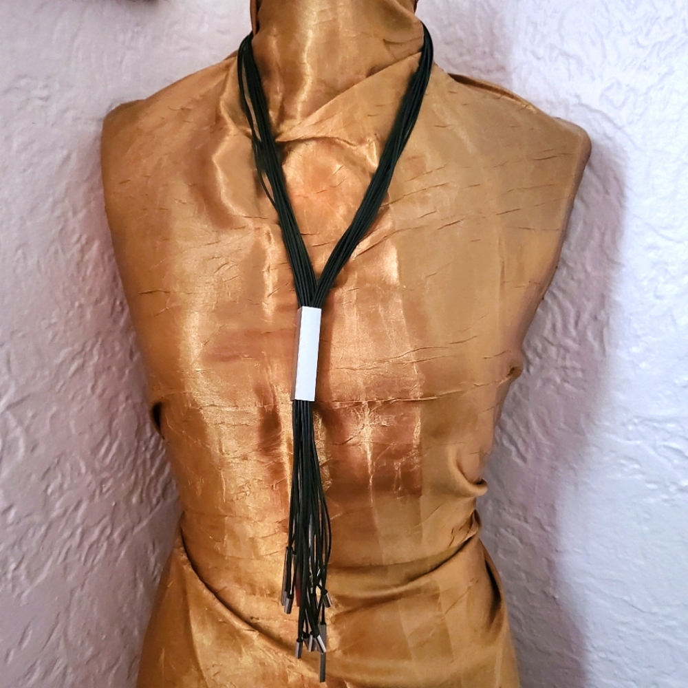 Leather Corded Necklace